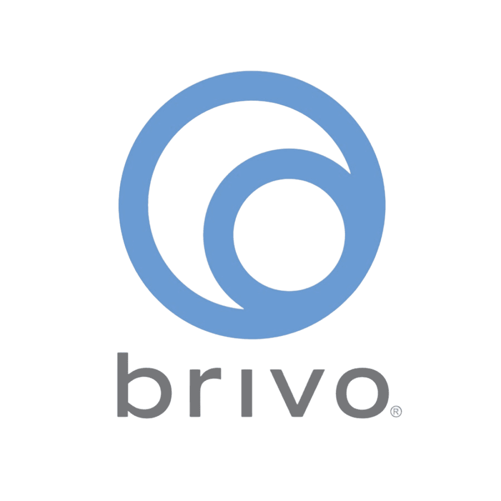 Minimalist blue and gray logo design