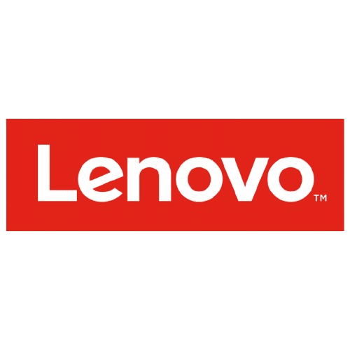 Red Lenovo brand emblem