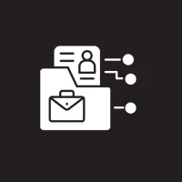 Organizational file and data processing graphic